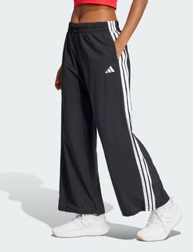 Pantaloni Essentials 3-Stripes Lifestyle Woven Parachute S Black / White