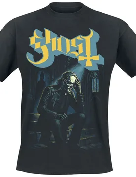 T-Shirt - The Weight Of Responsibility - S bis 5XL - für Männer - Größe XL - schwarz - Lizenziertes Merchandise! - Männer - male - GHOST - FashionsVida