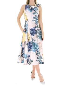 Abito in satin MULTICOLOR XL - Rinascimento - FashionsVida