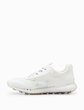 Baskets de running transparences, Blanc, 36