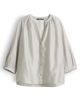 Chemisier ZAMIDA gris clair 38 - someday - FashionsVida