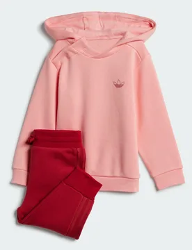 Completo Graphic Hoodie Infant 6-9M Semi Pink Spark / Team Victory Red - Adidas - FashionsVida