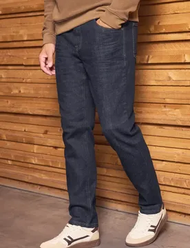 Street One Straight Leg Jeans male Blau