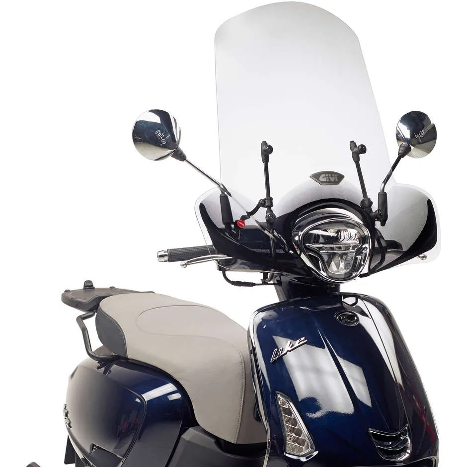 Parabrezza trasparente 6109A Per KYMCO Like 50-125-150 taglia uni - GIVI - FashionsVida