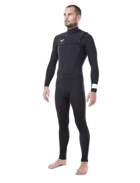 Combinaison En Néoprène à Manches Longues Avec Fermeture éclair Sur La Poitrine Premium C/z Steamer 3/2 Mm Black XLS - Volte - FashionsVida