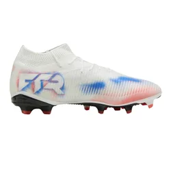 Womens/ladies Future 8 Match Synthetic Artificial Ground Football Boots (White/black/red) - White & Black - Size Uk 6