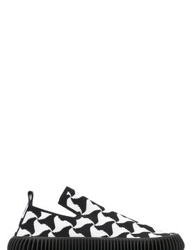 Ripple Knit Jacquard Trainers