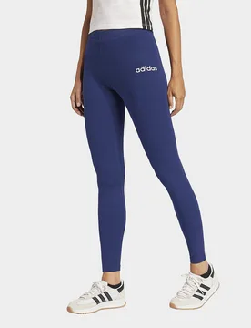 Womens Leggings Essentials Linear Cotton - Blu, blu blu Donna taglia S - Adidas - FashionsVida
