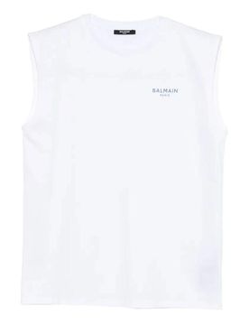 Balmain Canotta Con Logo