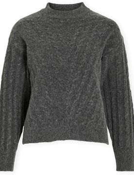 Pullover Relli Highneck Knit - Dark Grey Melange Eu S;Eu M;Eu L;Eu Xl;Eu Xs Female