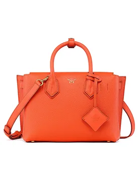 Borsa in pelle - Borsa a mano MILLA arancione - Mcm - FashionsVida