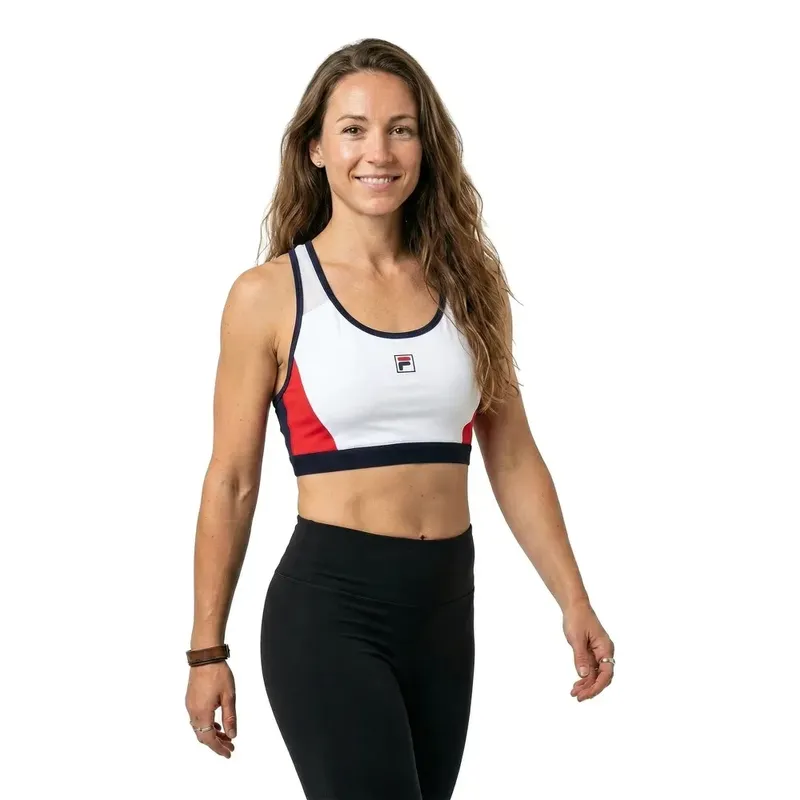 Soutien-gorge De Sport Yuna White / Navy Comb M