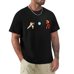 Street Fighter - Ken and Ryu T-Shirt Big and Tall Basic Tee Shirt