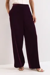 Valentina Trousers - Aubergine - Size: 20