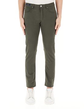 Pantalone in cotone VERDE OLIVA 58