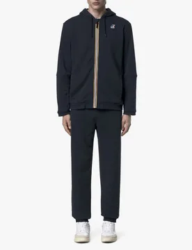 Pantalone Philbert blu in felpa di cotone - K-way - FashionsVida