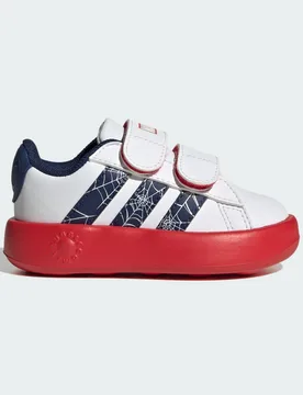 SCARPE DA TENNIS MARVEL SPIDER-MAN GRAND COURT KIDS 24 Cloud White / Dark Blue / Pure Ruby - Adidas - FashionsVida