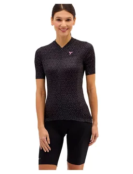 Maglia A Maniche Corte Wd1621 Catirina Black / Blush - SILVINI - FashionsVida