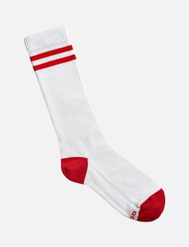 Accessoires Zweierpack Damensocken Weiß/rot/blau 36-41 Weiß/rot/blau