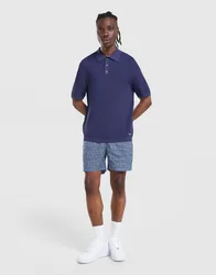 Knit Polo Shirt - Herren, Blau - male - Size: XS