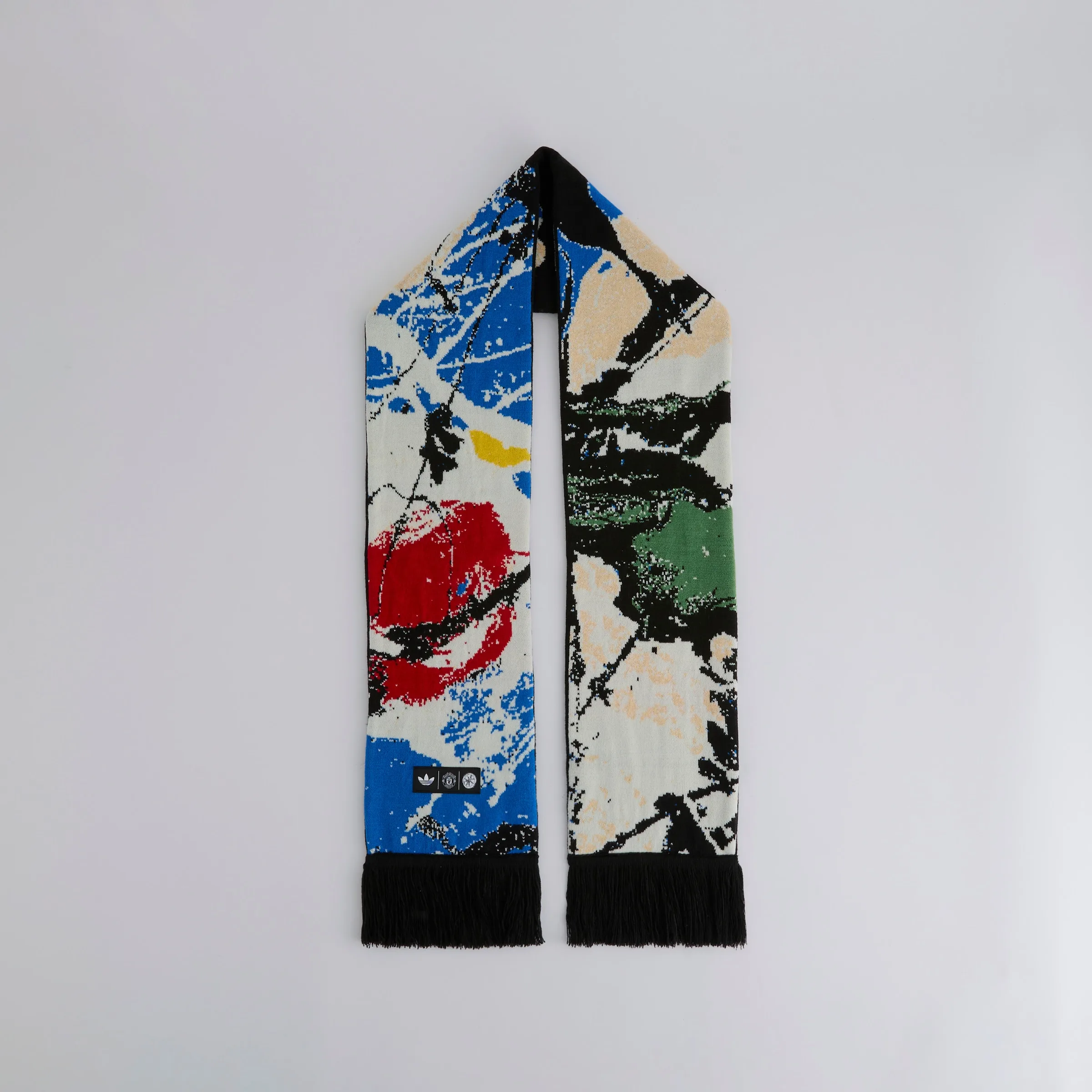 Manchester United x Stone Roses Scarf Multi None - Adidas - FashionsVida