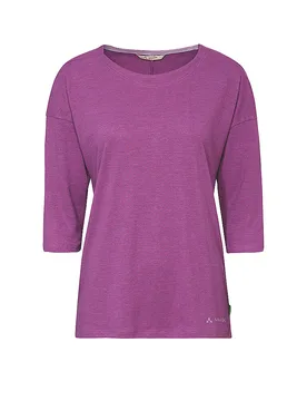 Camiseta funcional de mujer Neyland 3/4 morado 34 - VAUDE - FashionsVida