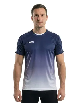 T-shirt à Manches Courtes Pro Control Fade Navy / White XL