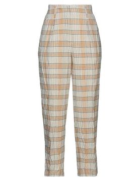 Pantalones Mujer Beige 0 Mujer