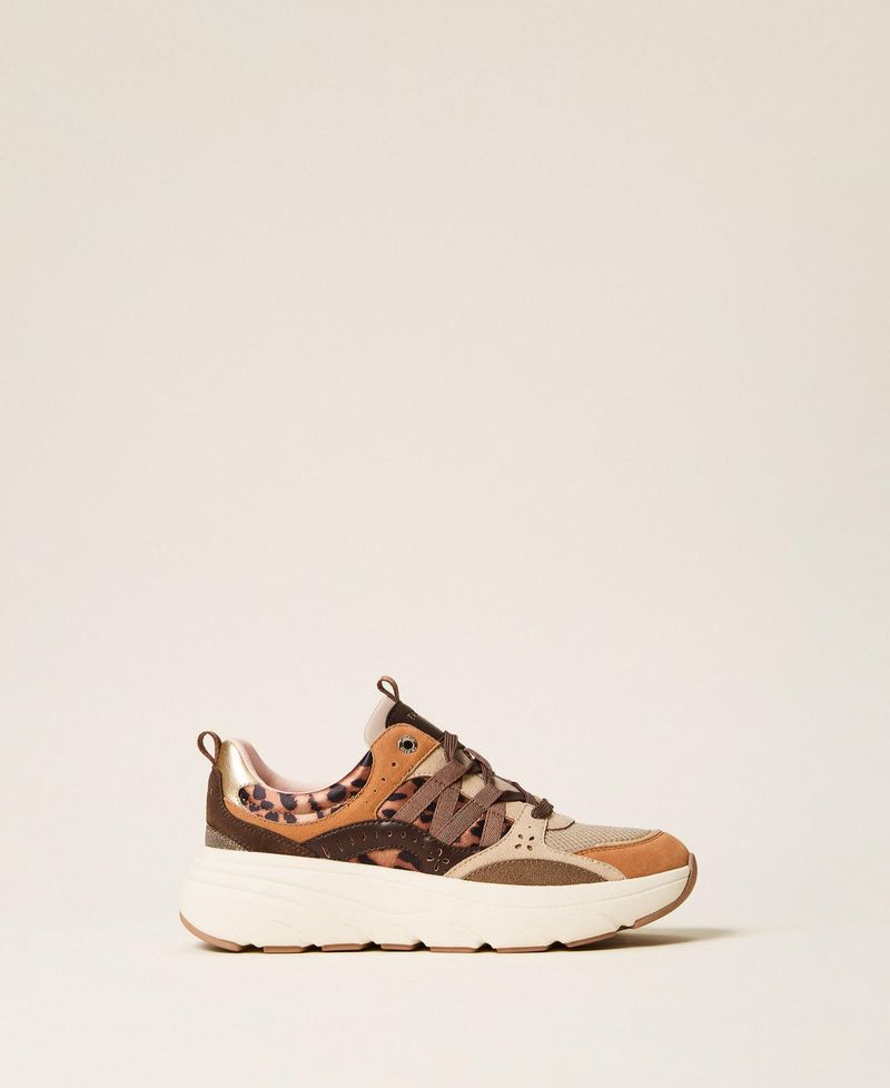 Twinset Baskets de running en cuir