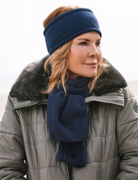 Fleece-Schal Thermowärme - Marine - female - Size: 01