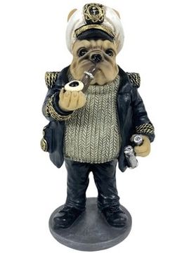 Statuetten Und Figuren Kapitän Bulldog Hund Einheitsgrösse