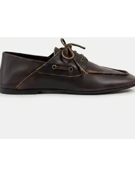 Náuticos de mujer de piel con cordones - Bryan Stepwise - FashionsVida