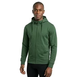 Sweat-shirt à Zip Crossover 51590 Green 3XL