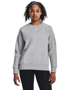 Sweat-shirt Rival Fleece Crew Mod Gray Light Heather 011 / White 100 M