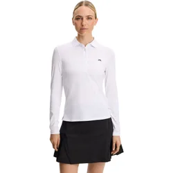 Polo Flor, Langarm, weiss l