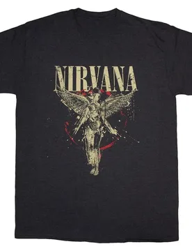 Nirvana Smiley Face Graphic T Shirt 2026 New Grunge Rock Vintage Streetwear 100% Cotton Unisex Oversized Casual Tops For Men - Aliexpress - FashionsVida