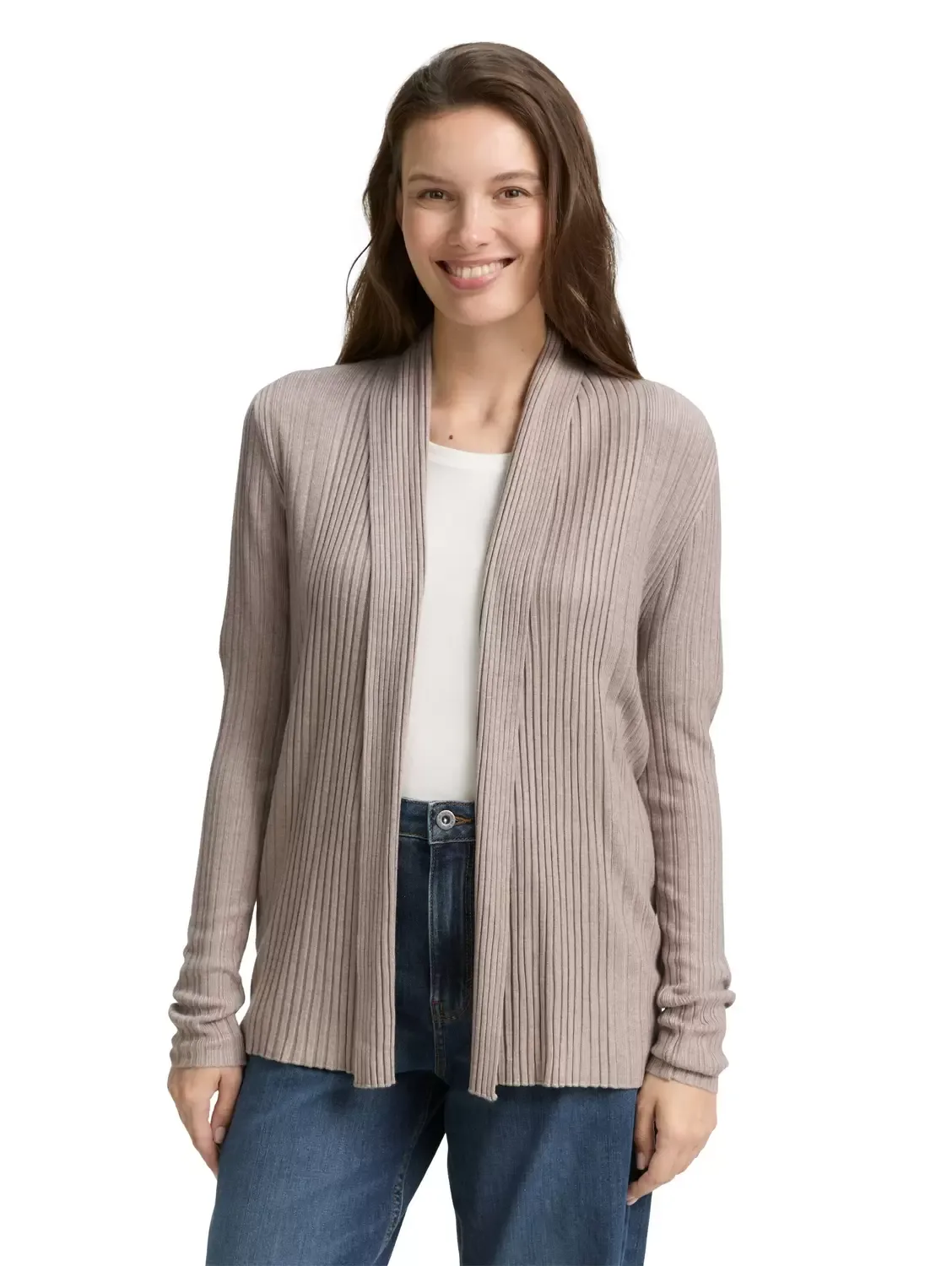 Knit rib cardigan female - L - FashionsVida