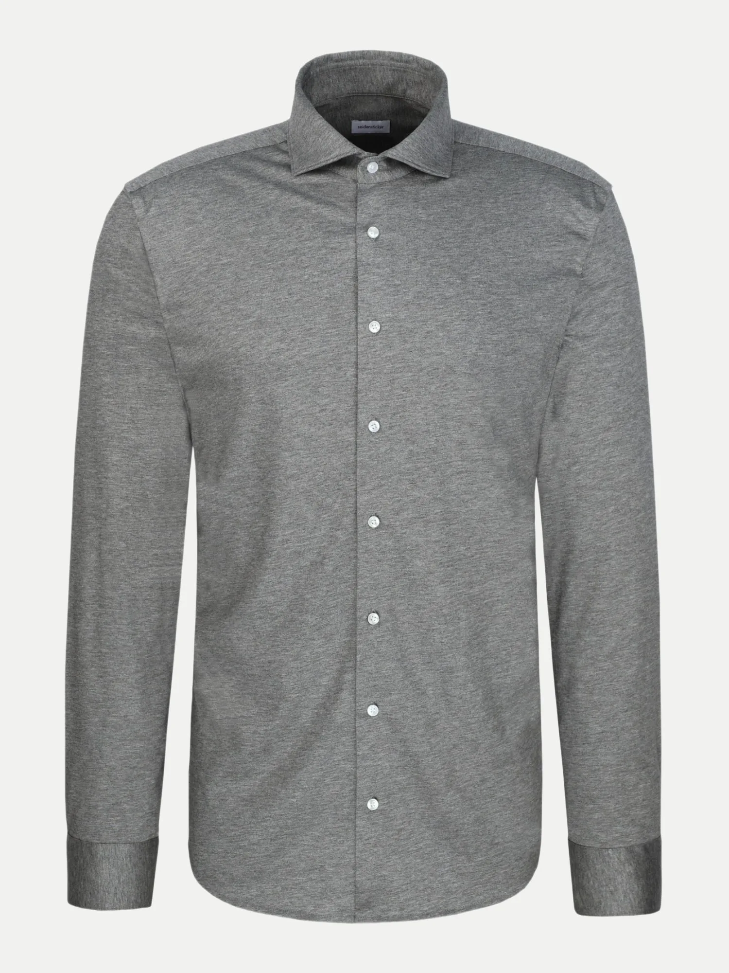 Shaped-Fit Businesshemd 34-34 GREY MELANGE 43 - Seidensticker - FashionsVida