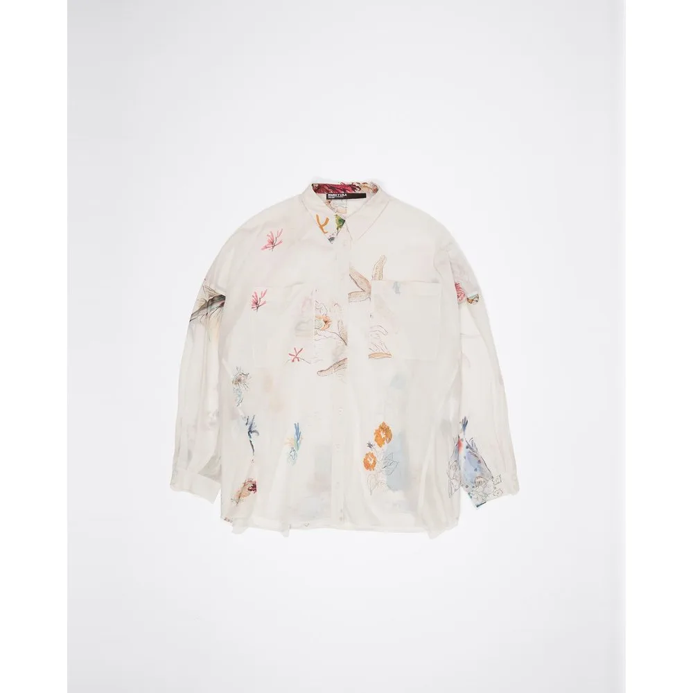 Camisa de mujer 100% algodón de manga larga - Bimba y Lola - FashionsVida