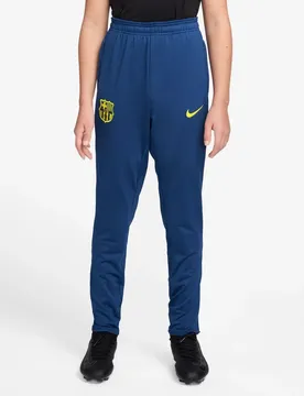 FC Barcelona Strike Fourth Dri-Fit Kinder Trainingshose, blau US: XS