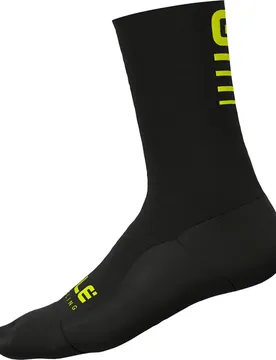 Calzini Lunghi Strada 2.0 Black / Fluor Yellow