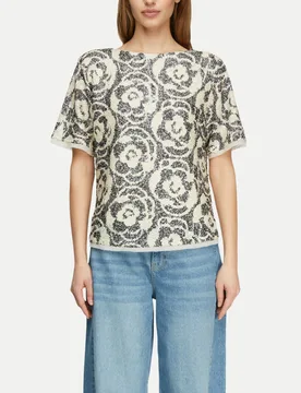 Relaxed-Fit Blusenshirt Schwarz 34 - Comma - FashionsVida