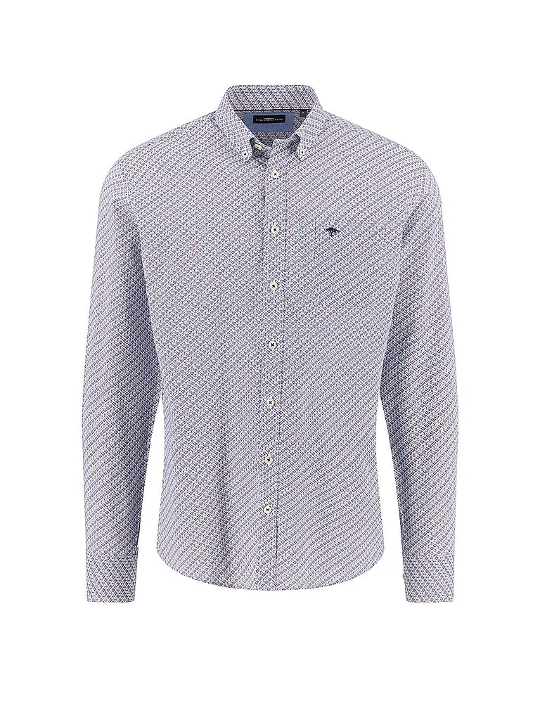 Camisa corte casual rojo oscuro M - Fynch-Hatton - FashionsVida
