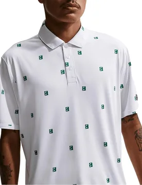 Golf Polo Par 5 Print, weiss/gruen xl - Nike - FashionsVida