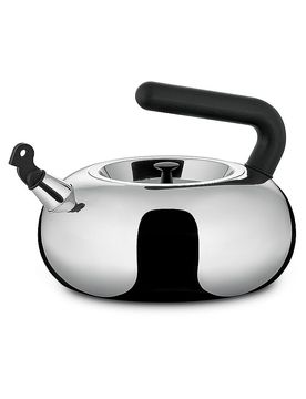 Wasserkessel Bulbul 2,5l Edelstahl / Schwarz silber baby