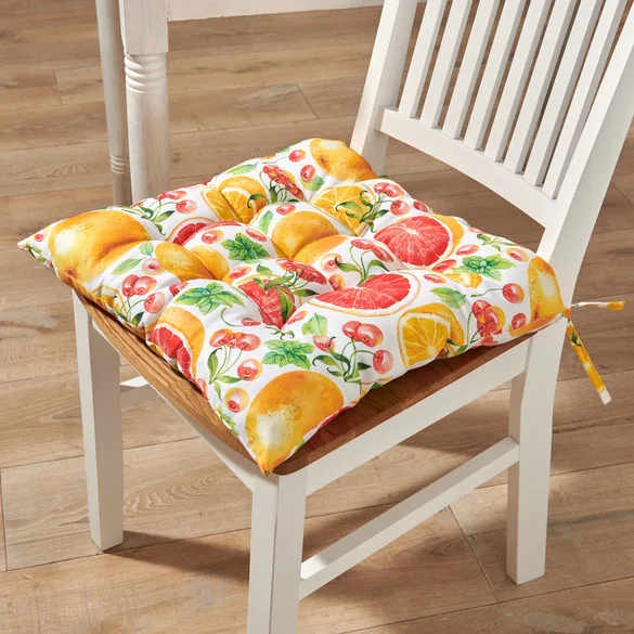 Sitzkissen "Zitrusfrüchte" 45 x 45 cm Eldo - 3Pagen - FashionsVida