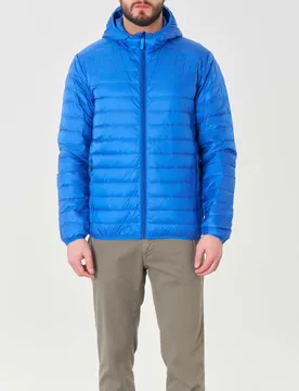 Piumino 100 grammi Pellizzari blu royal con cappuccio - Rodolfo Pellizzari - FashionsVida