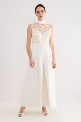 Florentina Jumpsuit - Warm White - Size: 12