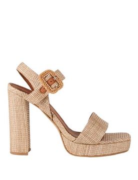 Sandalias Mujer Beige 39 Mujer
