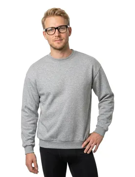 Felpa Fluffy Heather Grey M